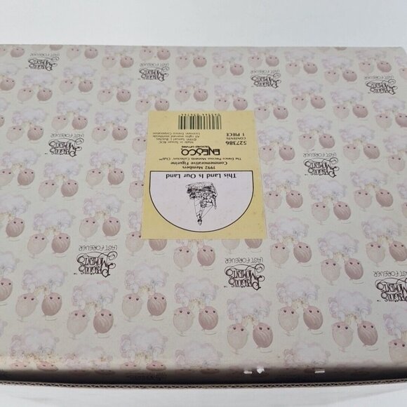 Precious Moments This Land Is Our Land 527386 Commemorative Figurine Vintage - Picture 13 of 13